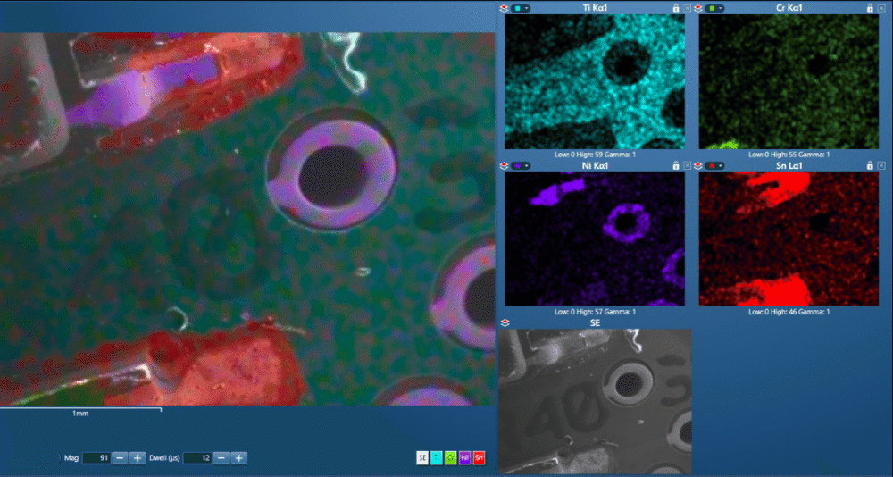 Video - Live Chemical Imaging investigating a printed circuit board for defects